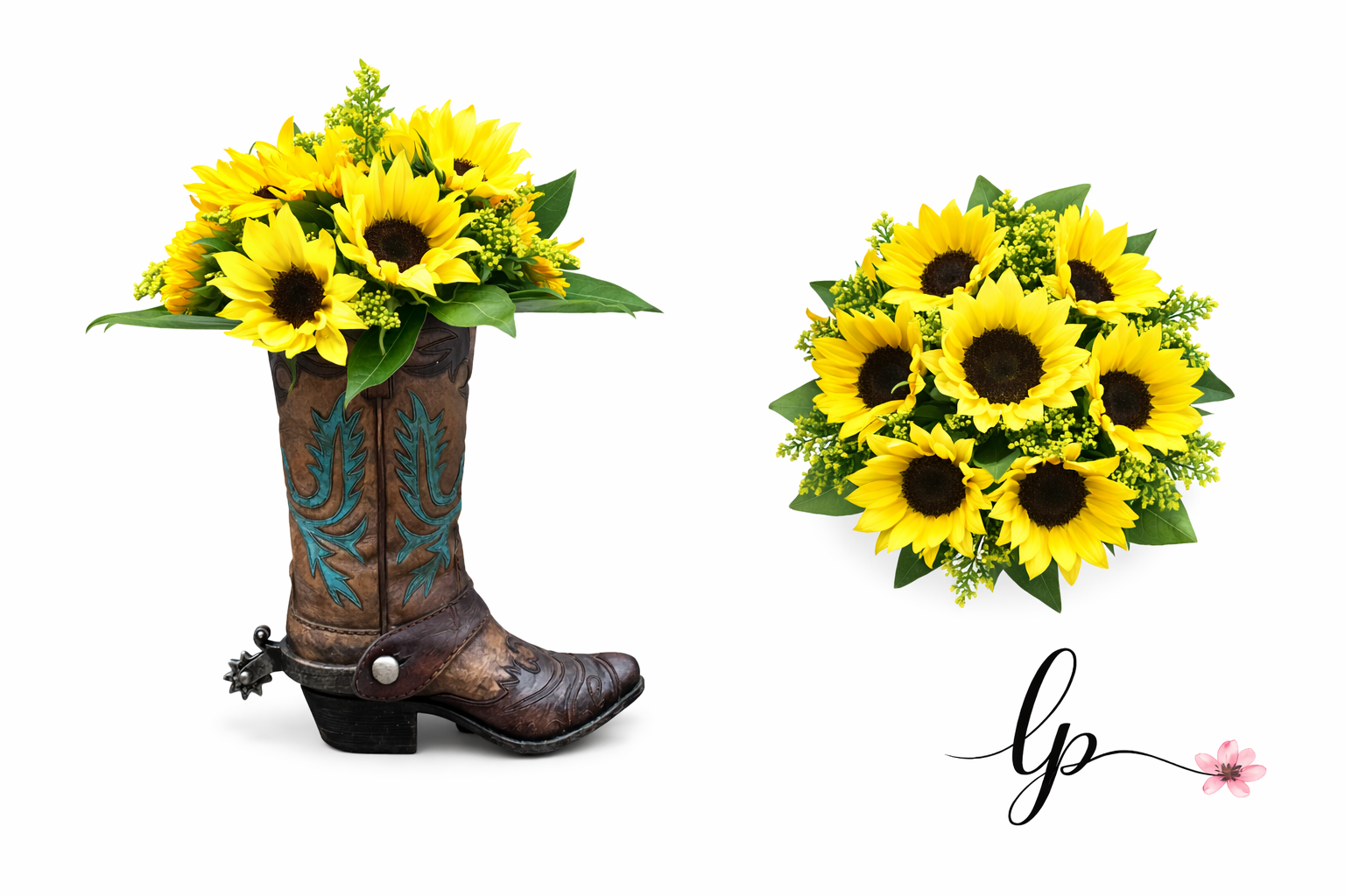 Sunflowers & Sunshine Boot – The Lily Palmer Flower Co.