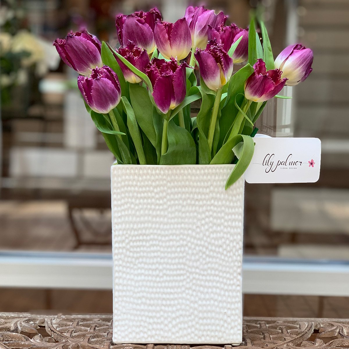 Violet Blooms The Lily Palmer Flower Co.