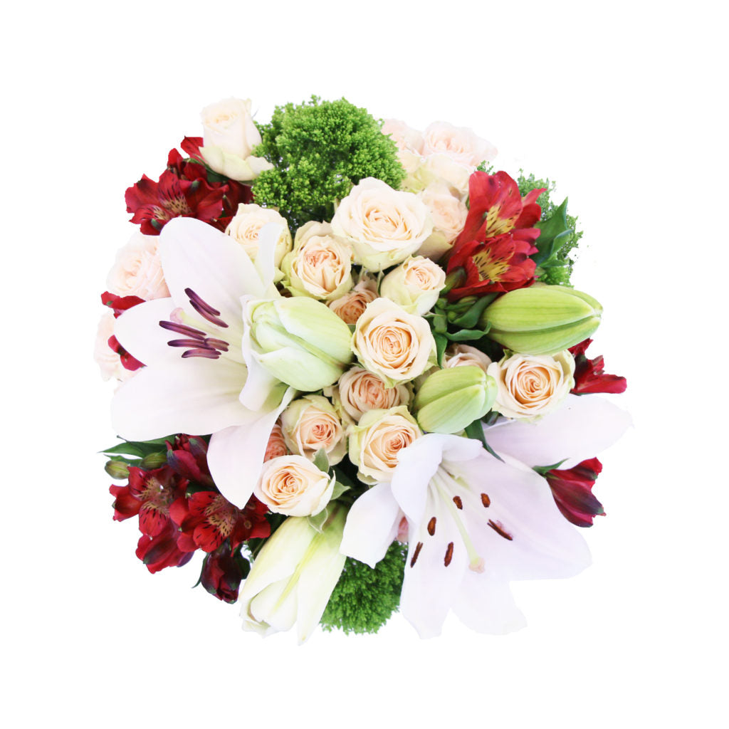 Lily Charming Red Bouquet