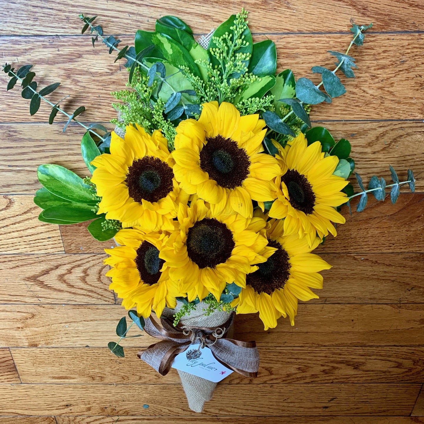 The Lily Wrap - Sunflower Bouquet