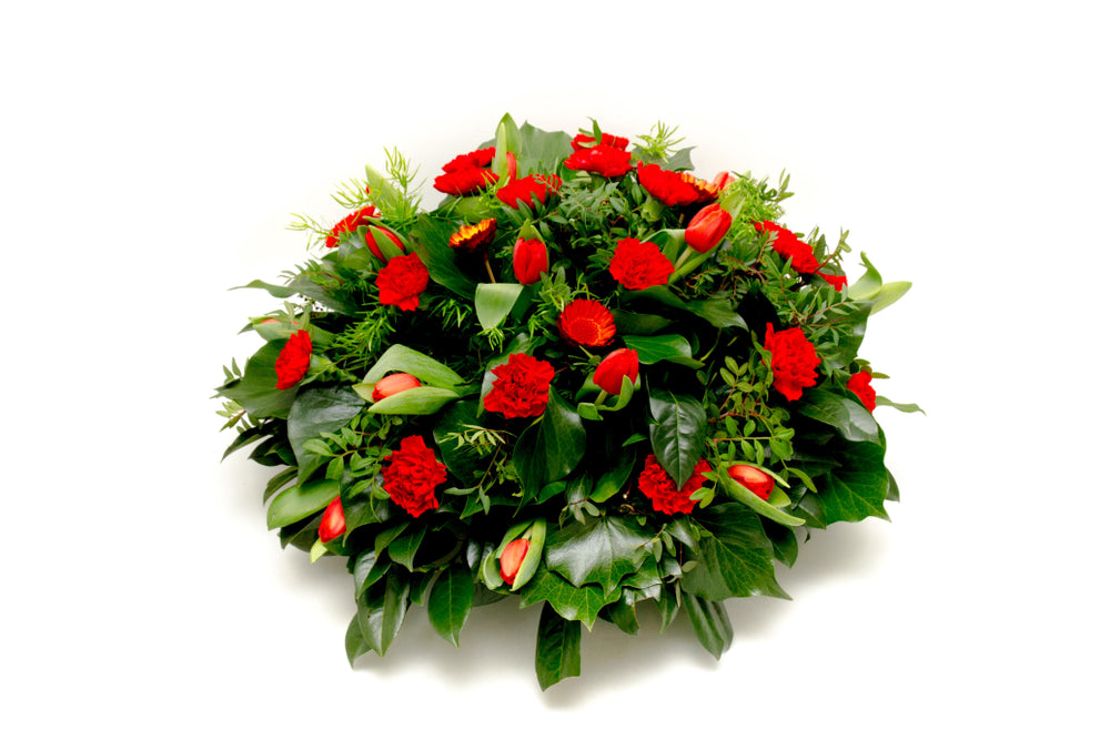 Lily Palmer Rose & Tulip Sympathy Wreath